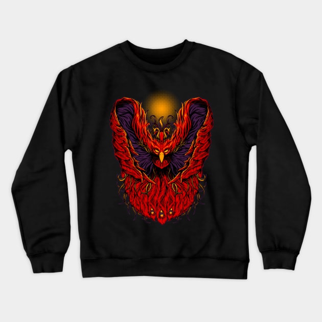 Phoenix Crewneck Sweatshirt by quilimo